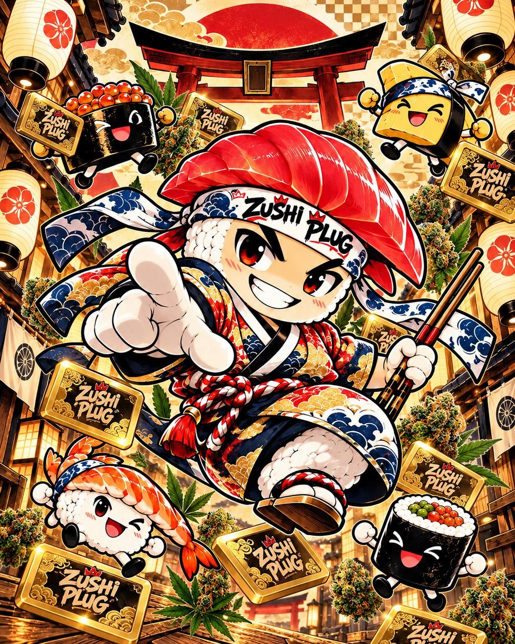 Zushi Plug — logo japonais officiel